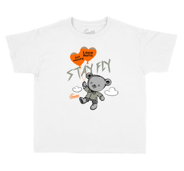 Kids Desert Sage 350 Shirt - Money Over Love - White