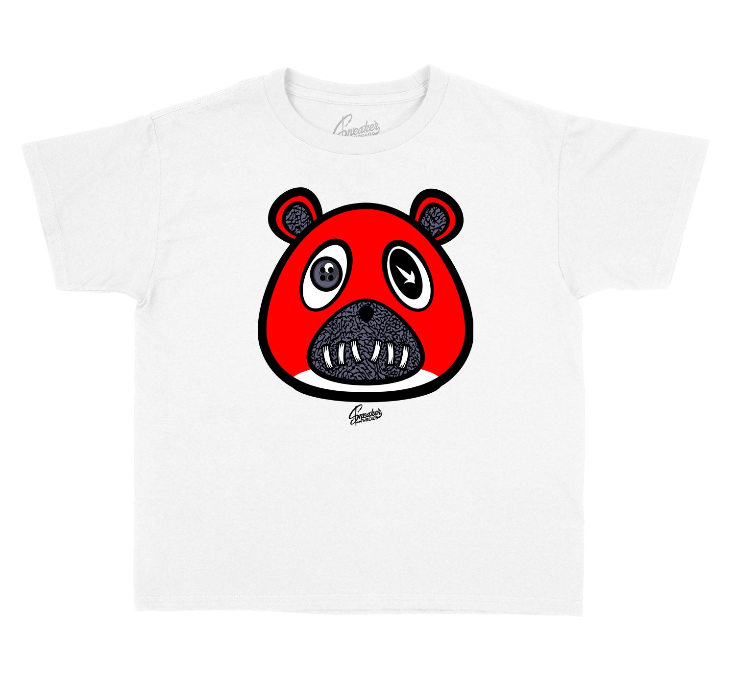 JOrdan 3 fire red sneakers matching kids shirts