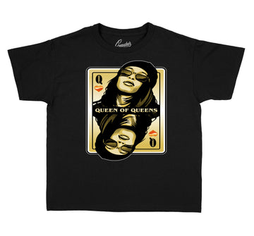 boys t shirt collection matching the Jordan 1 black gold sneakers