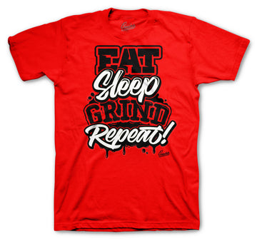 Retro 1 Satin Snake Shirt - Daily Routine - Red