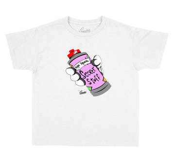 Jordan 7 2.0 hare sneaker collection matching with children shirt collection