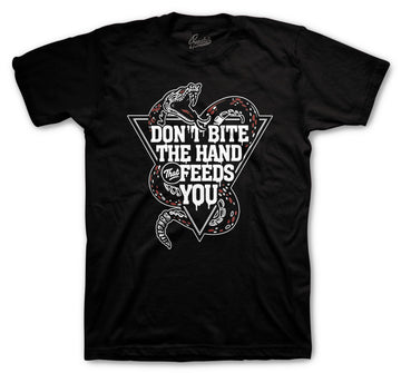 Retro 6 Singles Day Shirt - Hand That Feeds - Black