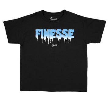 Kids University Blue 1 Shirt - Finesse - Black