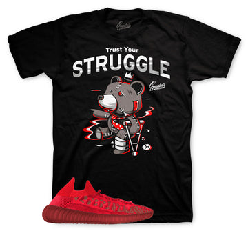 Yeezy 350 slate red sneaker tees