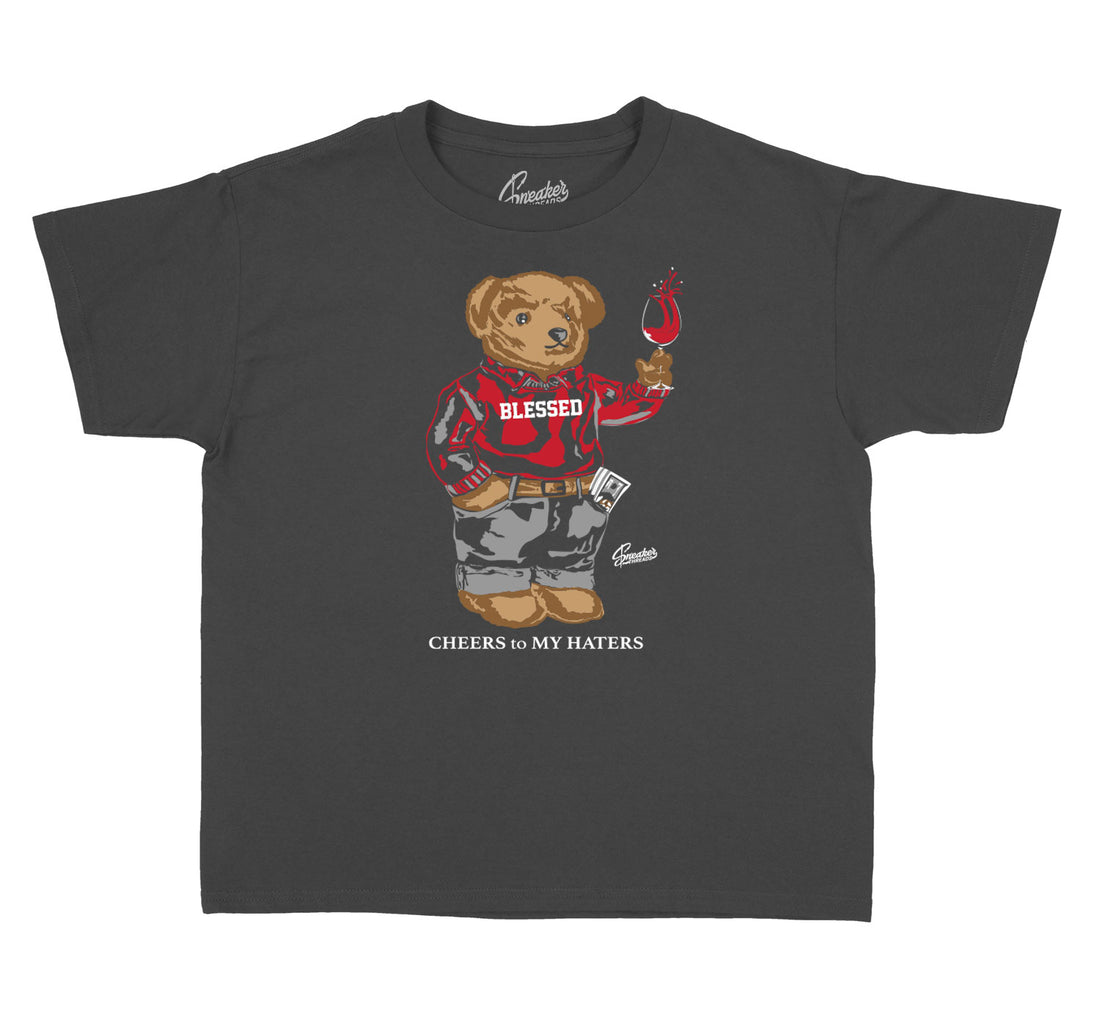 sneaker collection Jordan 13 red flint kids t shirt collection