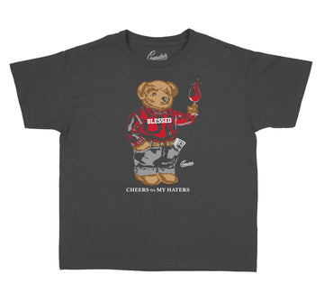 sneaker collection Jordan 13 red flint kids t shirt collection