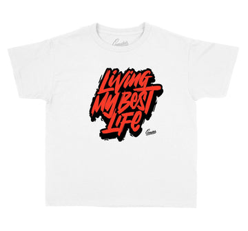 Foamposite Lava collection designed to match kids shirt collection