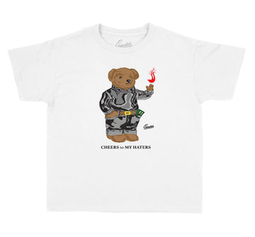 Jordan 4 black cat sneakers that match kids tee collection