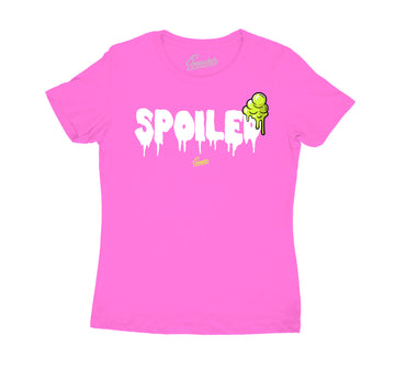 Lemon Venom Jordan 4 sneaker collection matches with girls tee collection