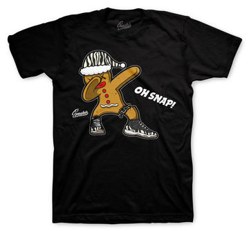 Retro 11 Animal Instinct Shirt - Oh Snap - Black