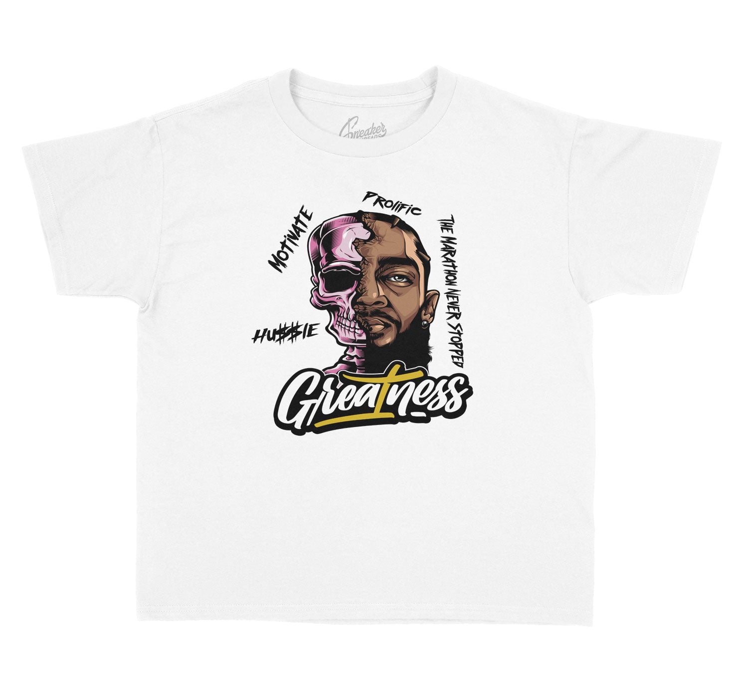 Kids t shirt collection to match with Jordan 6 gold hoop collection