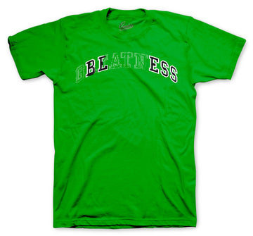 t shirt collection has matching sneaker collection Jordan 1 pine green