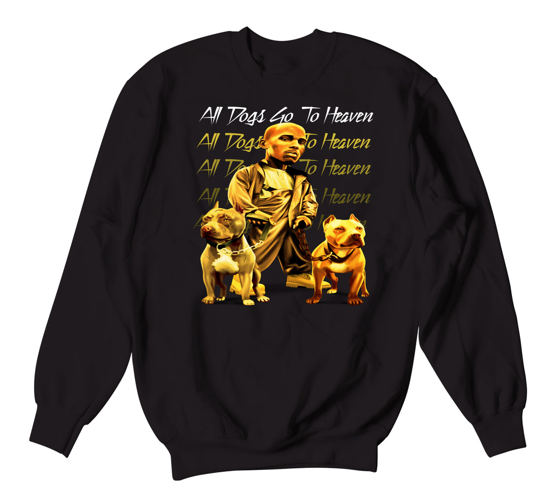 Crewneck matching jordan 4 lightning sneaker collection