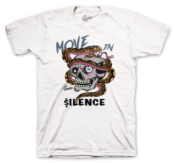 Retro 1 Bio Hack Shirt - Move in Silence - White