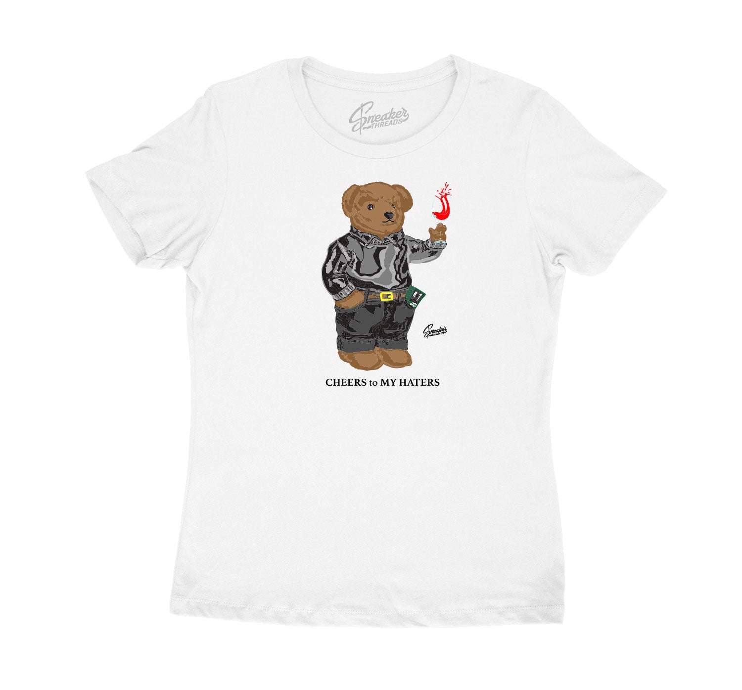 Womens sneaker tees match Jordan 4 pony hair olivia kim.