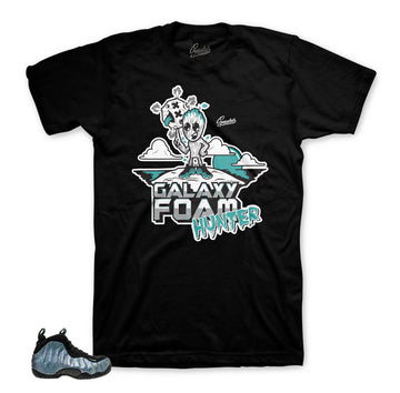 Foamposite abalone tees match foam aurora green shirts.