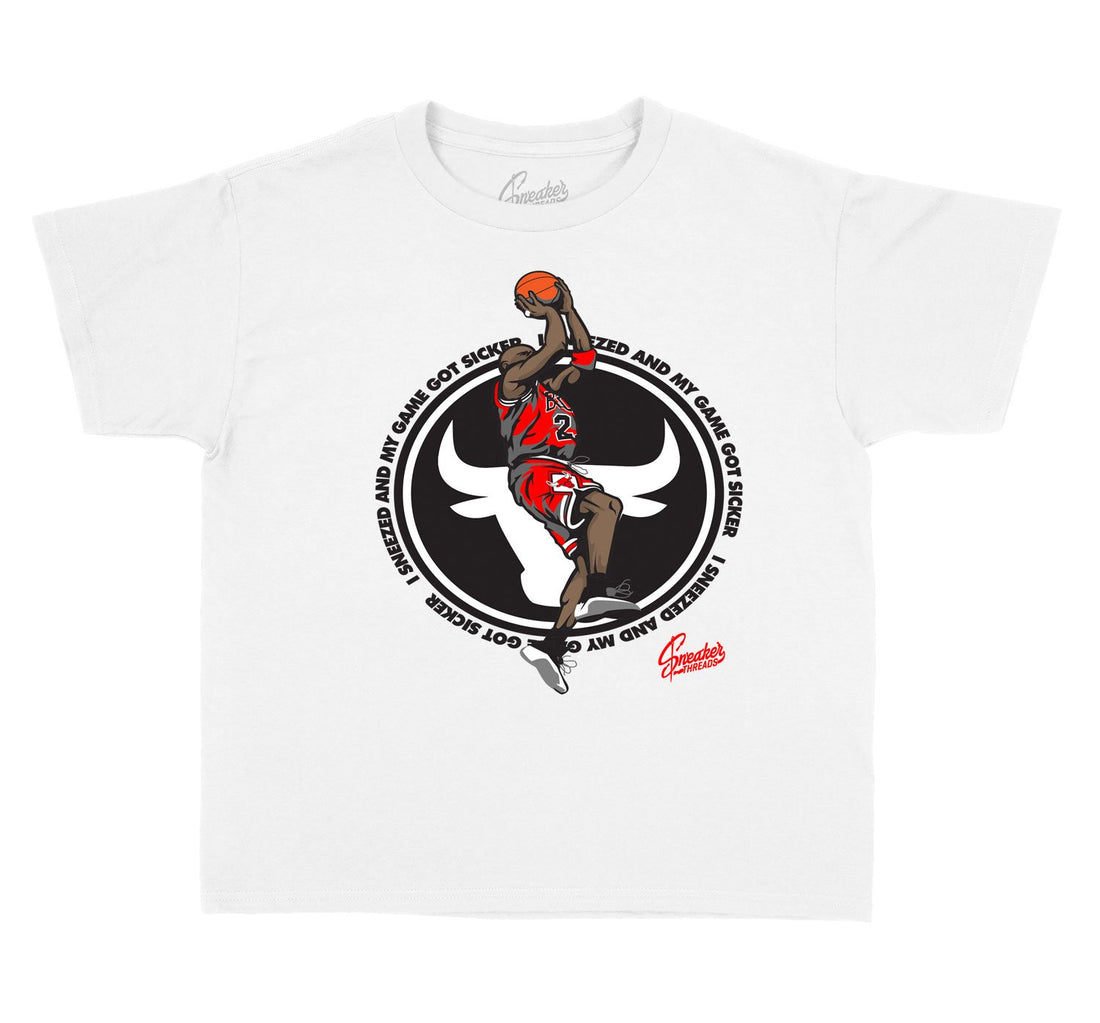 Kids Sneaker shirts to match with Jordan Dark Grey 12's