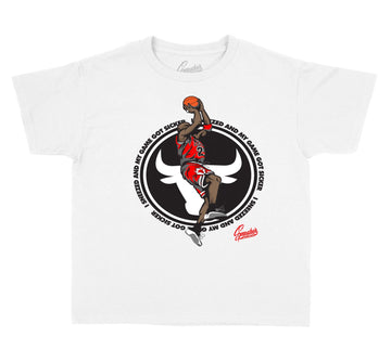 Kids Sneaker shirts to match with Jordan Dark Grey 12's