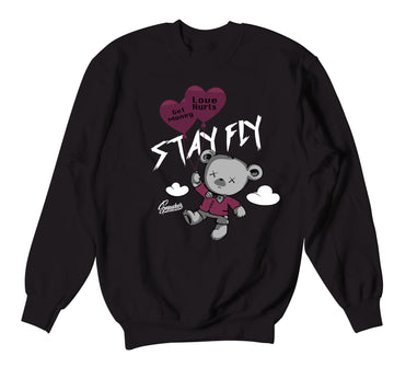 Retro 6 Singles Day Sweater - Money Over Love - Black