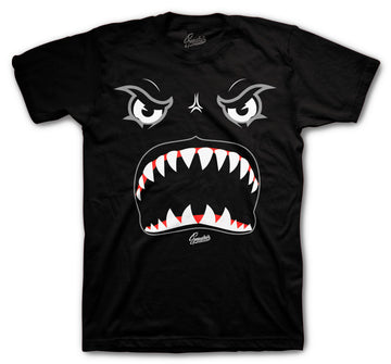 Retro 1 Satin Snake Shirt - Bite Me - Black