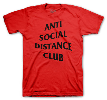Fire Red Jordan 4 sneakers to match mens tees