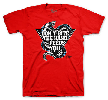 Retro 1 NC To CHI Shirt - Don't Bite - Red