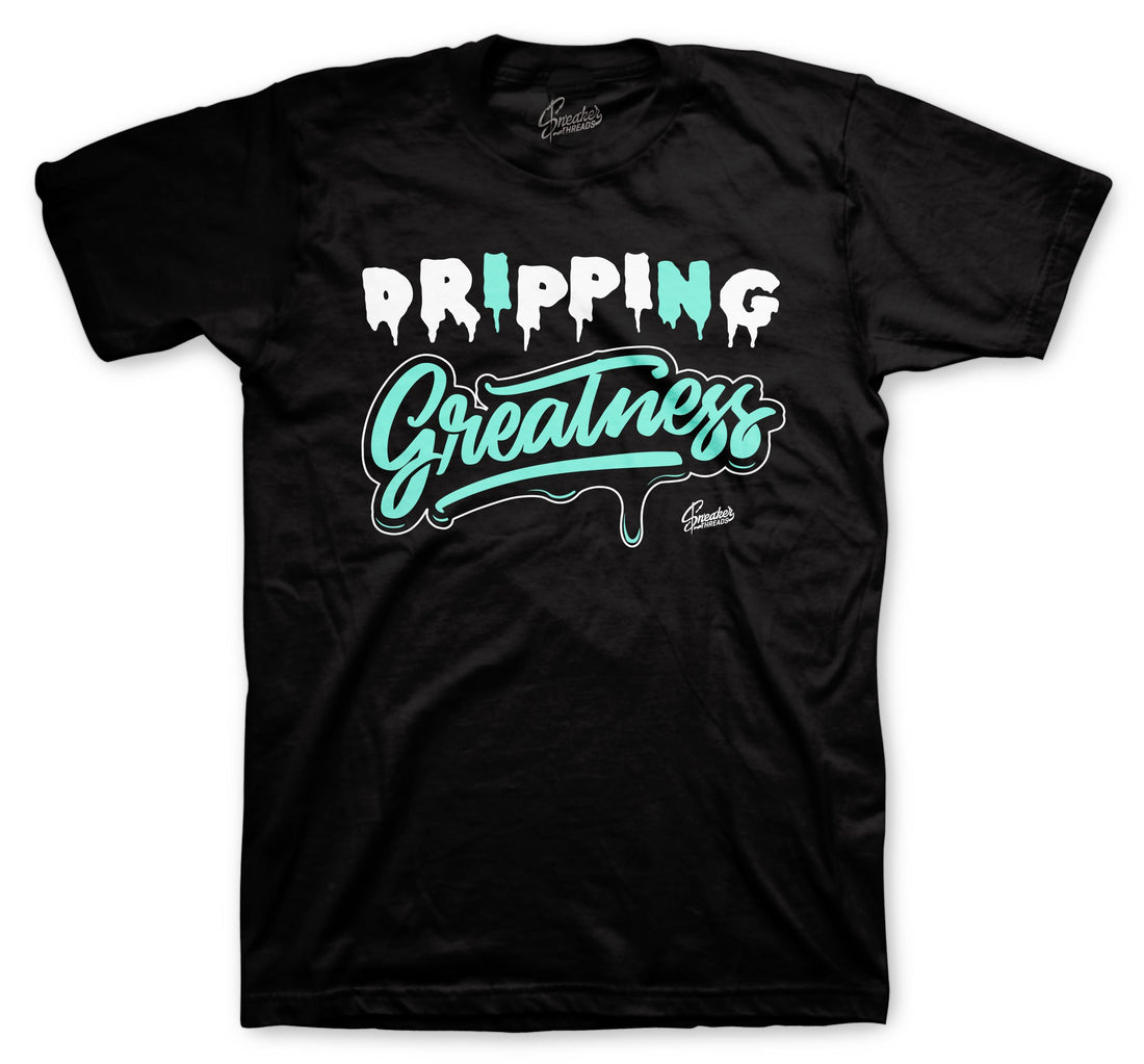 Sneaker drip for men to match Jordan 13 Island Green