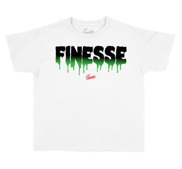 Kids Lucky Green 1 Shirt - Finesse - White