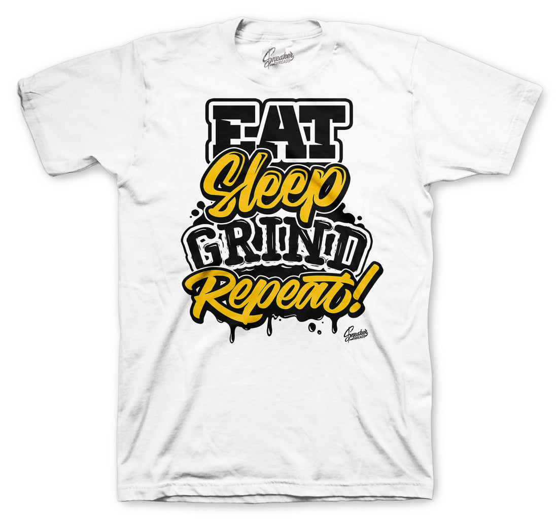 Jordan 12 Reverse Taxi Grind Repeat Shirt for sneaker collection