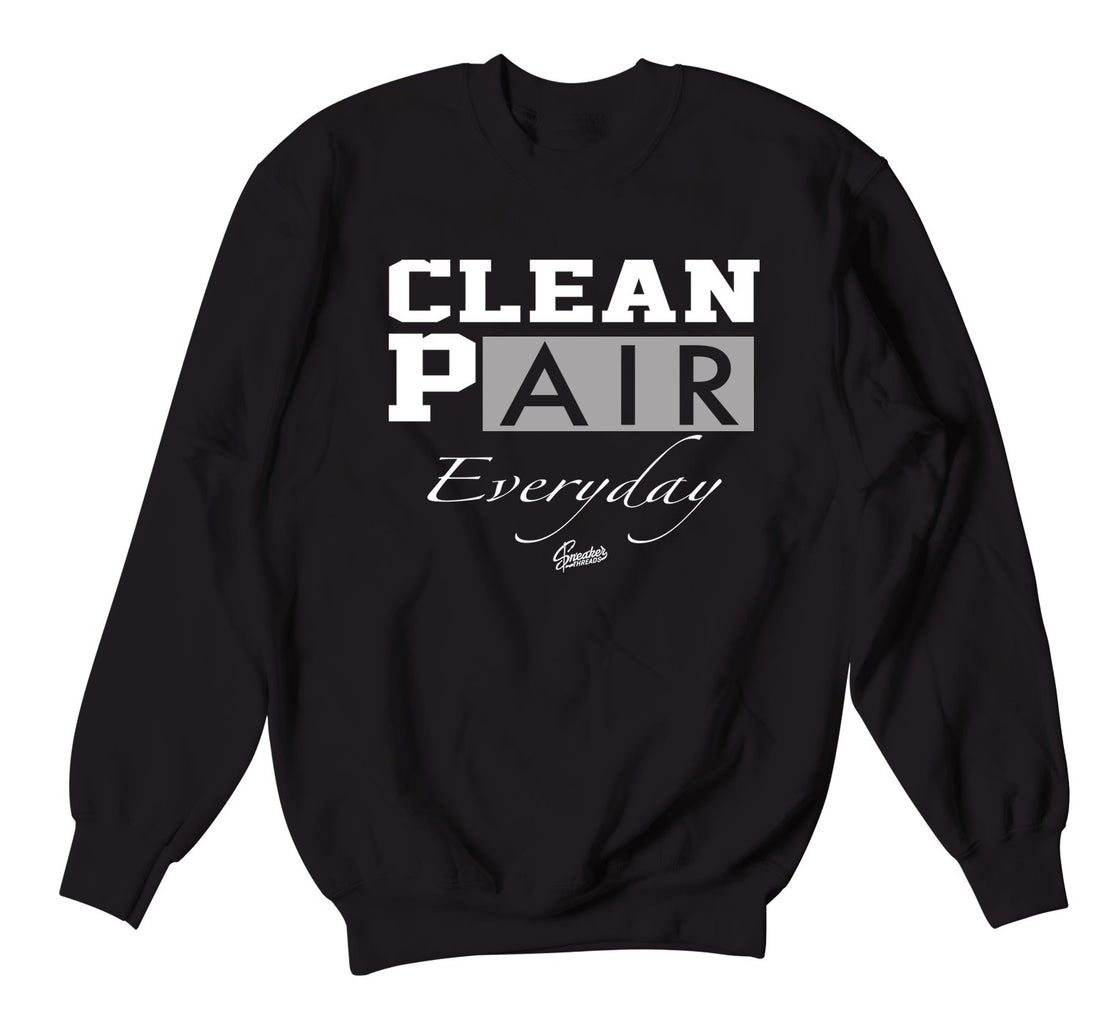 Jordan 4 pony hair matching crewneck