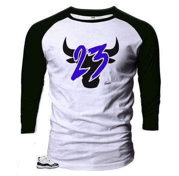 Jordan 11 concord raglan sneaker tees | Matching raglan shirts.