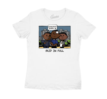 Womens Midnight Navy 1 Shirt - Frenemies - White