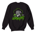 sweaters matching Jordan 1 pine green sneaker collection