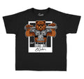 Kids shirts match Jordan 11 cool grey shoes. Boys Retro 11 cool grey