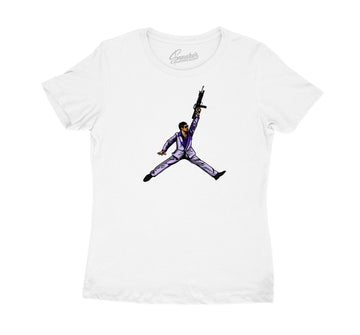 Womens Dark Concord 12 Shirt - Air Tony - White