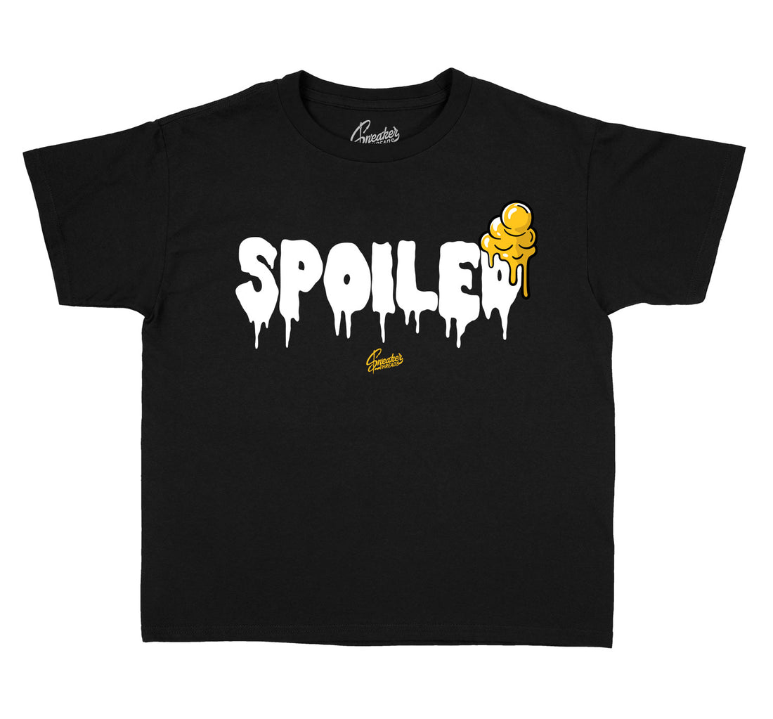 Jordan 1 Pollen sneaker to go with boys t shirt collection