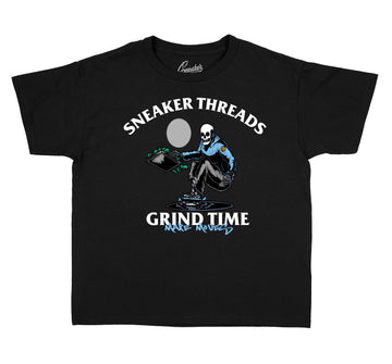 kids tee collection to go with the Jordan 9 university blue sneaker collection