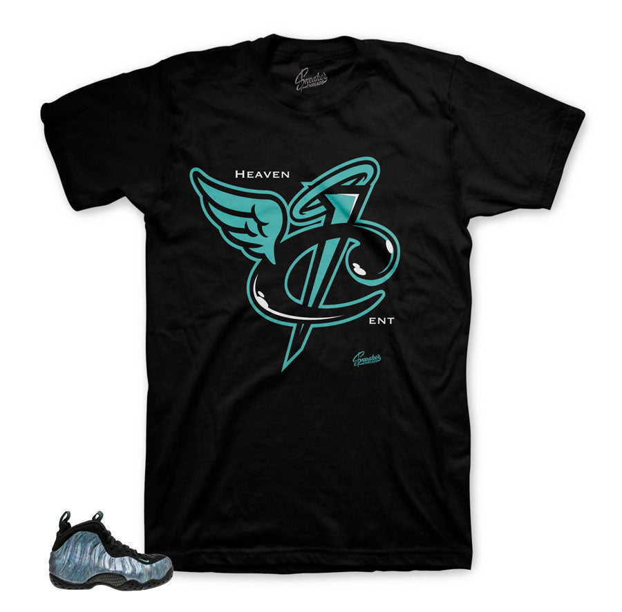 Foamposite abalone shirts match foam aurora green shoes.