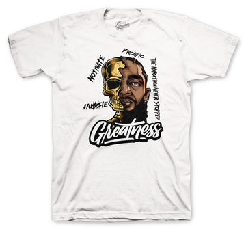 Retro 12 Royalty Shirt - Greatnip - White
