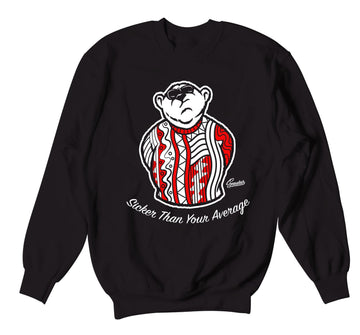 Reverse He got Game Jordans has matching sweater collection