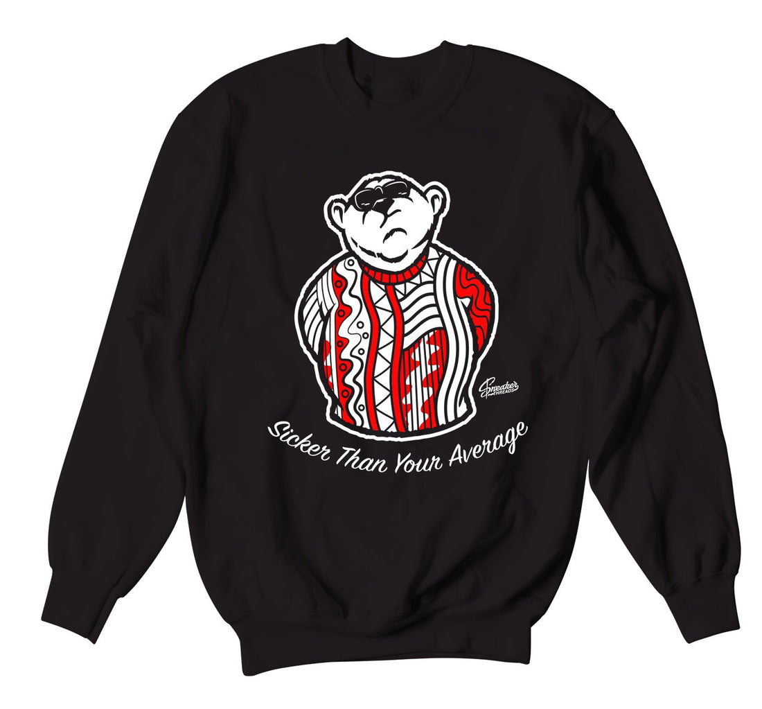 Reverse He got Game Jordans has matching sweater collection