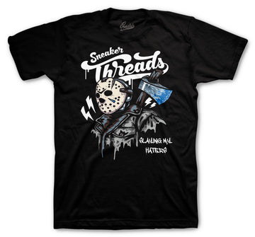 Retro 5 Bluebird Shirt - Slaying - Black