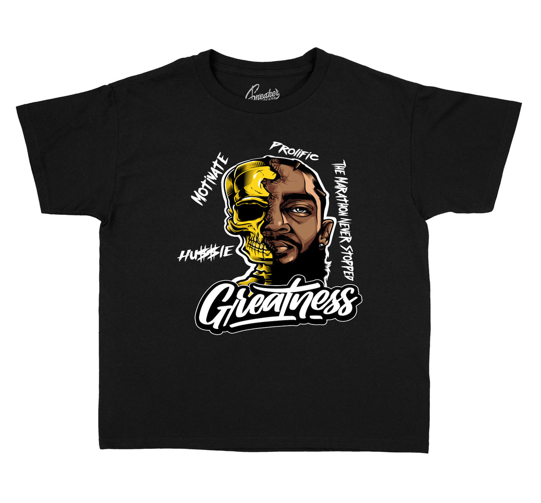 T shirt collection to match with Jordan 9 uni gold kids t shirts