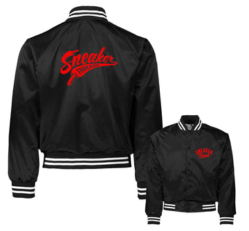 Retro 11 Bred Jacket - ST Laces - Black