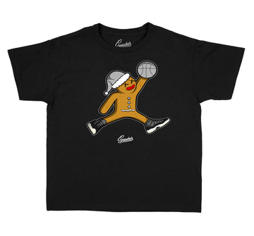 Kids Jubilee 11 Shirt - Ginger Air - Black