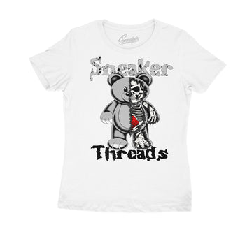 Womens White Oreo 4 Shirt - Play Bear - White