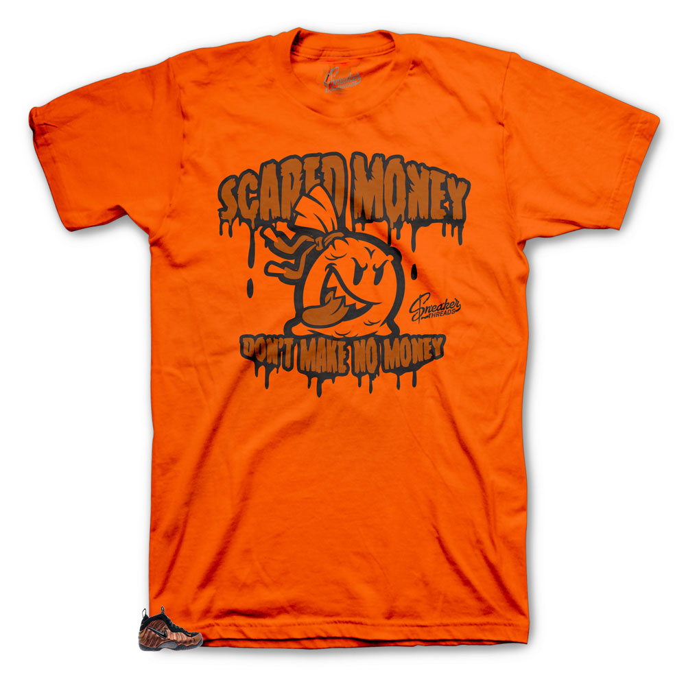 Hyper Crimson Foams Orange tee to match sneakers