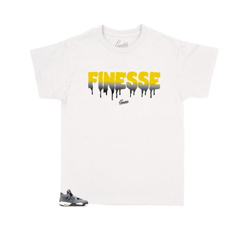 Kids Drip to match with Jordan 4 Cool Grey