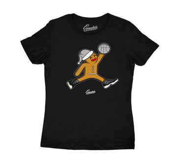 Womens Jubilee 11 Shirt - Ginger Air - Black