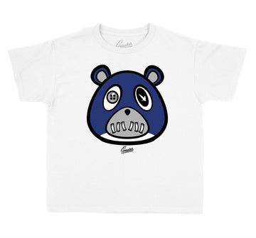 Midnight Navy Jordan 1 sneaker collection to match kids tees